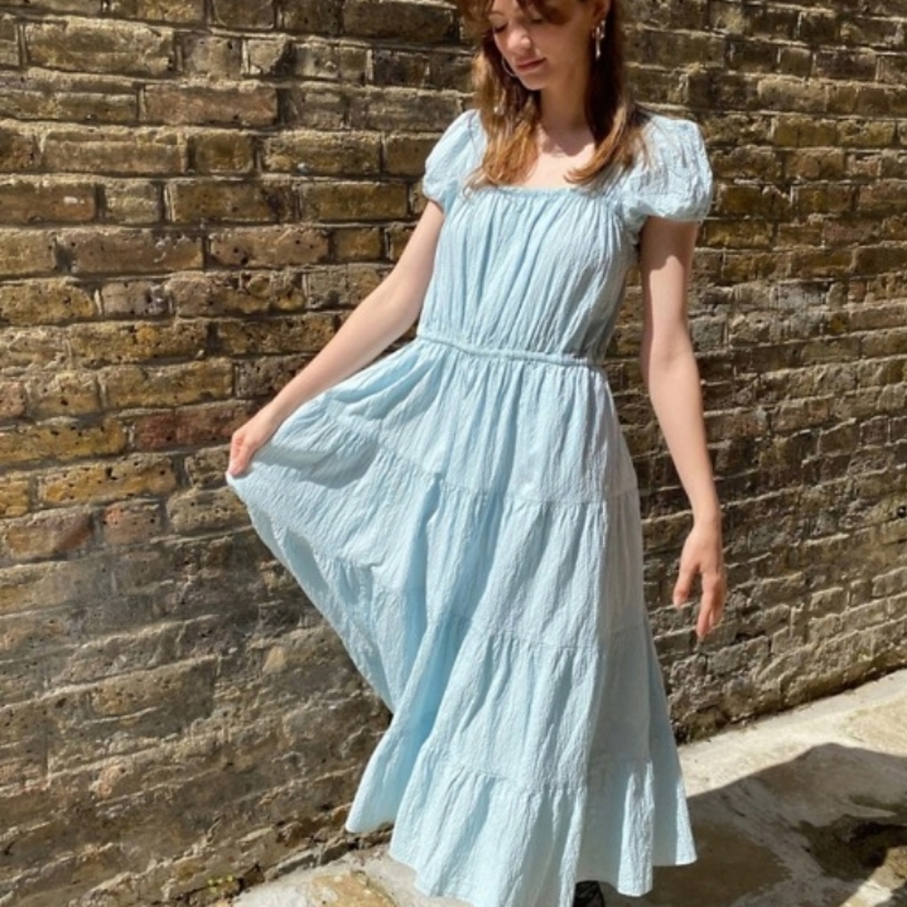 & Other Stories Eco Cotton Midaxi Dress